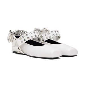 Alia never worn in box ! White Studded Ballet Flats
